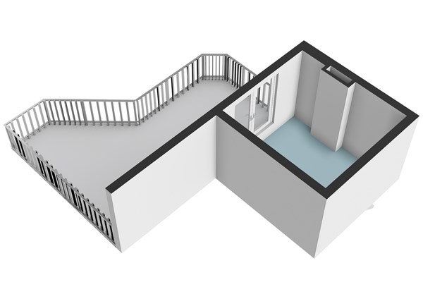 Floor plan - Heemstedestraat 7-3, 1059 CX Amsterdam 